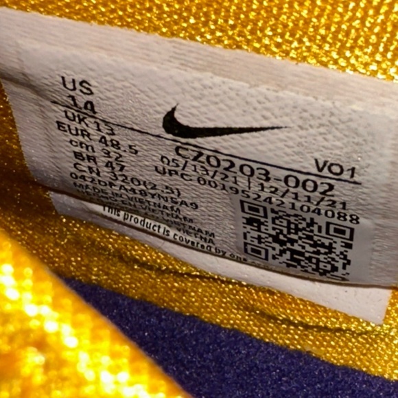 Nike Lebron 19  Graduate Men’s Size 14 Basketball Shoes EUC - Picture 3 of 8